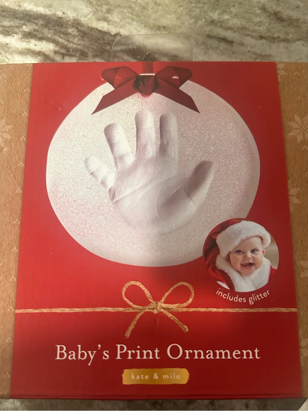NEW Baby's Print Ornament kit